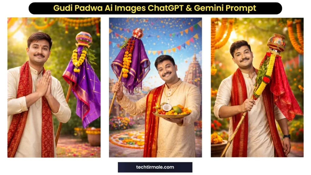 🤳 Gudipadawa Ai Photo Prompt ChatGPT & Google Gemini | Gudi Padwa Ai Image Editing Prompt
